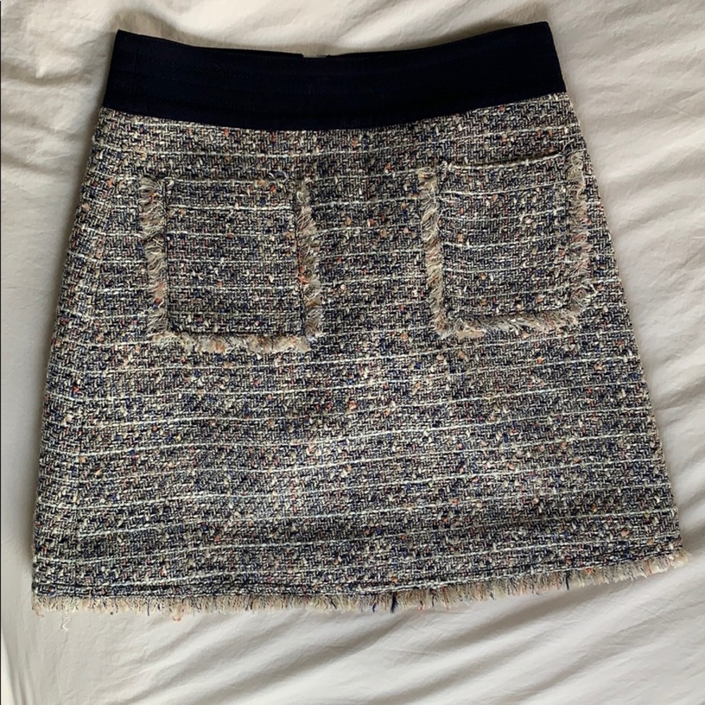 JCrew tweed mini skirt